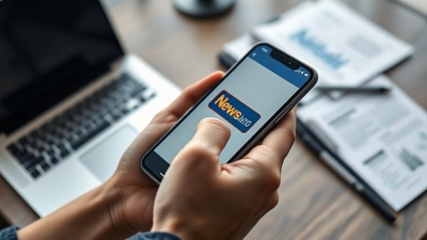 KSL NewsRadio app in modern workspace showcasing community spirit.