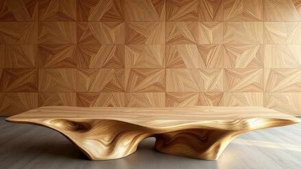 Modern interior showcasing wood grain cuts understanding