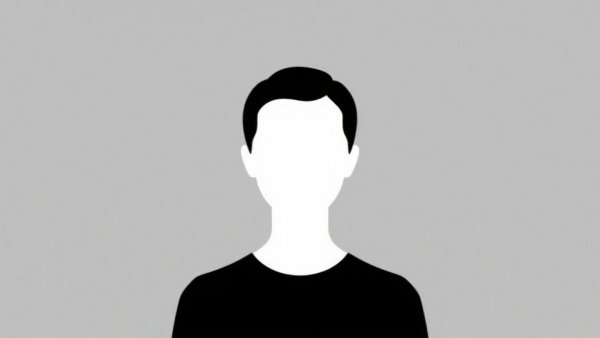 Minimalist gray avatar icon suitable as a placeholder.
