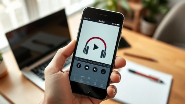 Community Spirit in Salt Lake City through a radio app interface.