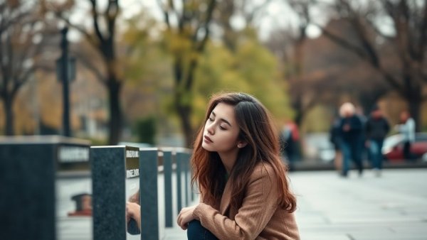 Reflective moment at a memorial site in Utah, 2025.