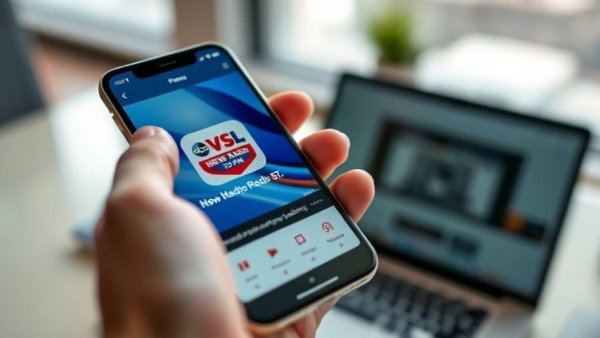 KSL NewsRadio app ad, promoting Midday with Maria Shilaos.