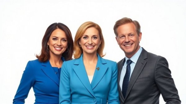 News anchors smiling at Sundance Film Festival coverage.