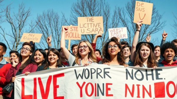 Salt Lake City students protesting to abolish ICE, holding signs.