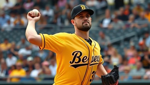 Baseball pitcher in action at a Salt Lake Bees game, 2026.