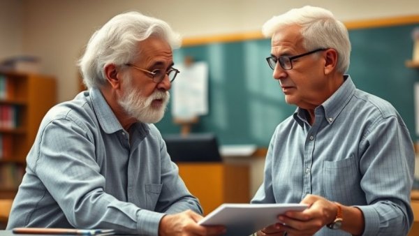 Utah Tech professor mentoring student in classroom setting.