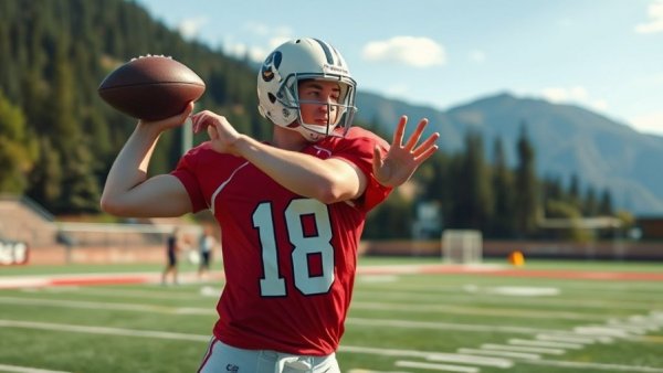 BYU freshman adapting to QB role on practice field.