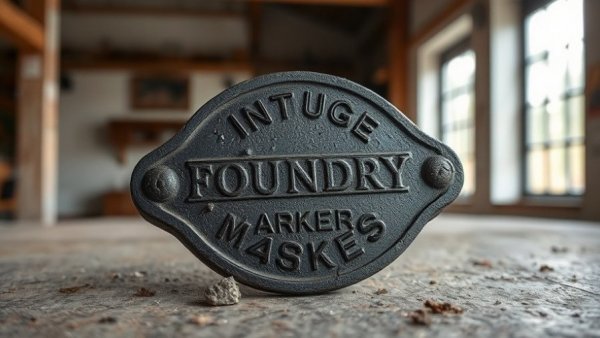 Cedar City iron marker restoration project with engraved text.