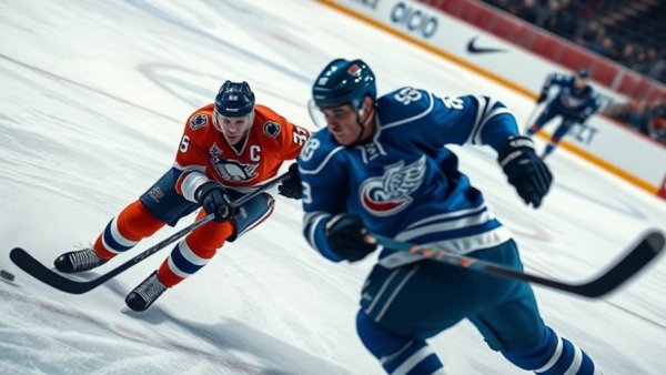 Intense ice hockey match as players compete, Utah Mammoth season ends.