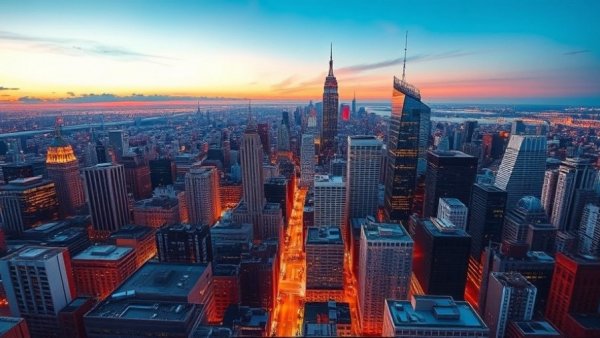 Sunset cityscape over Southwest skyline for MICHELIN Guide announcement