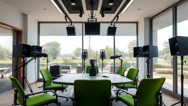 Community Initiatives Salt Lake City radio studio ready for broadcast.