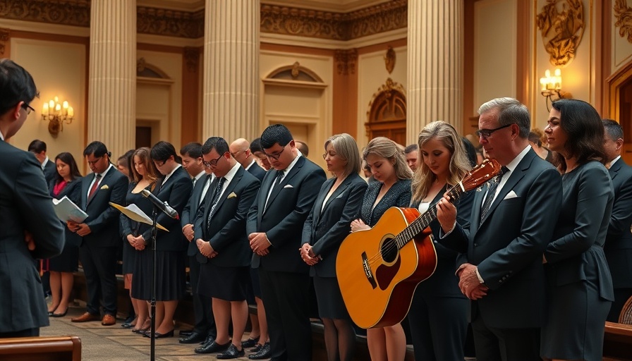 Federal workers promote religion in formal workplace setting.