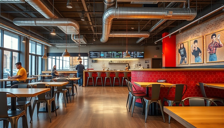 Modern restaurant in Utah's food scene with industrial decor