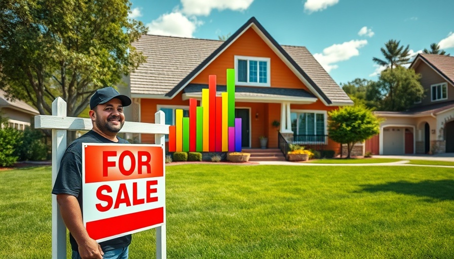 Modern Utah house for sale with market trends graphics.