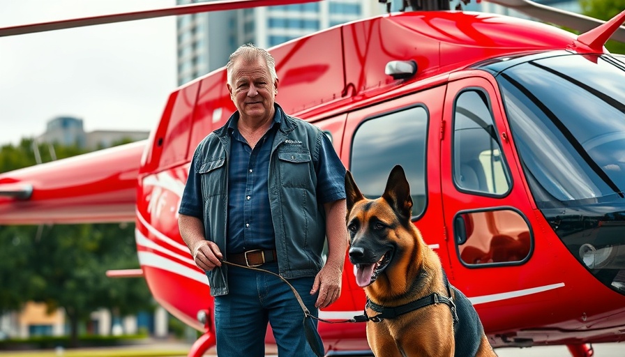K-9 deputy in Tremonton reunion with officer and helicopter.