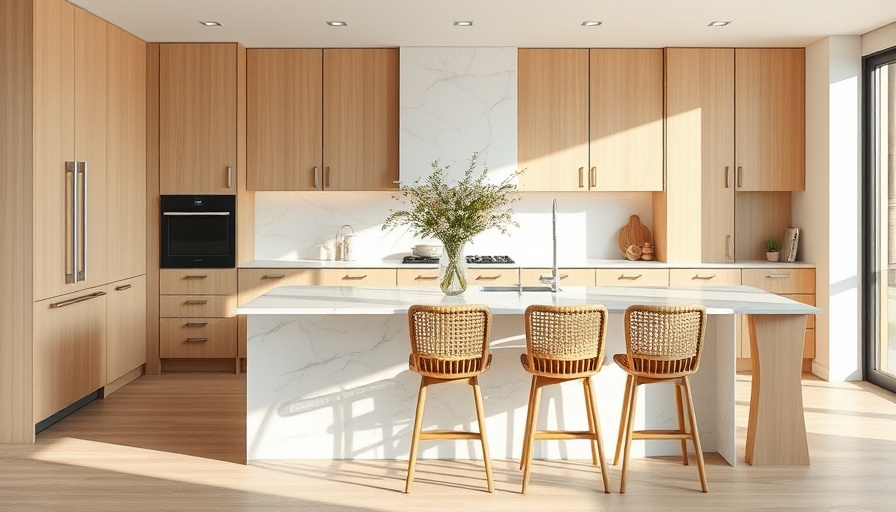 Calacatta Viola Kitchen Design with marble and wood elements, modern style