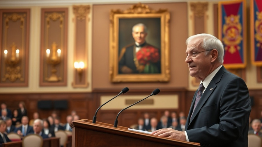 Formal conference in ornate room on federal deployment in San Francisco.