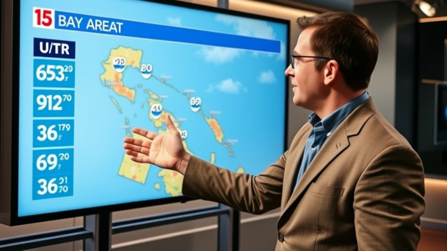 Bay Area Weekend Showers: Weather presenter explaining forecast.