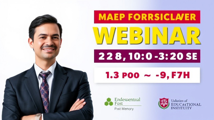 Webinar on 'Build Your Own AI-Powered Chatbot', featuring Dr. Arpit Yadav.