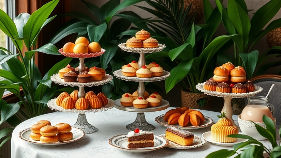 Colorful Filipino pastries highlighting Filipino tea culture.
