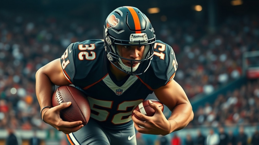 49ers player in action during game against Texans, intense focus.