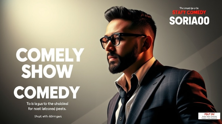 Paul Conyers comedy show SF promotional poster.