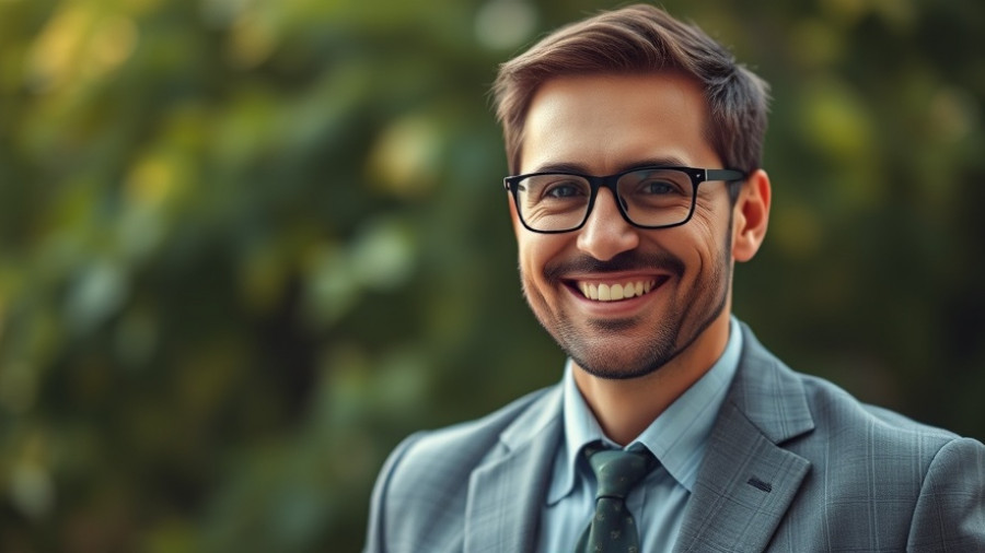Galen Maness Philanthropy donor portrait with warm smile and glasses.