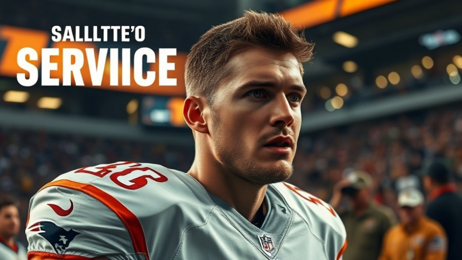 Christian McCaffrey Salute to Service nomination poster.