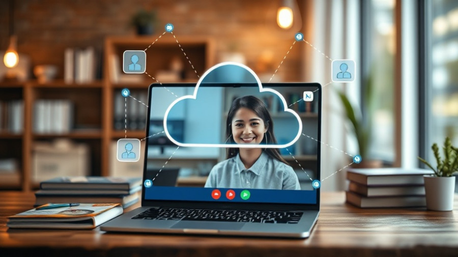 AWS Tools for Cloud Management concept on a laptop with digital connections.