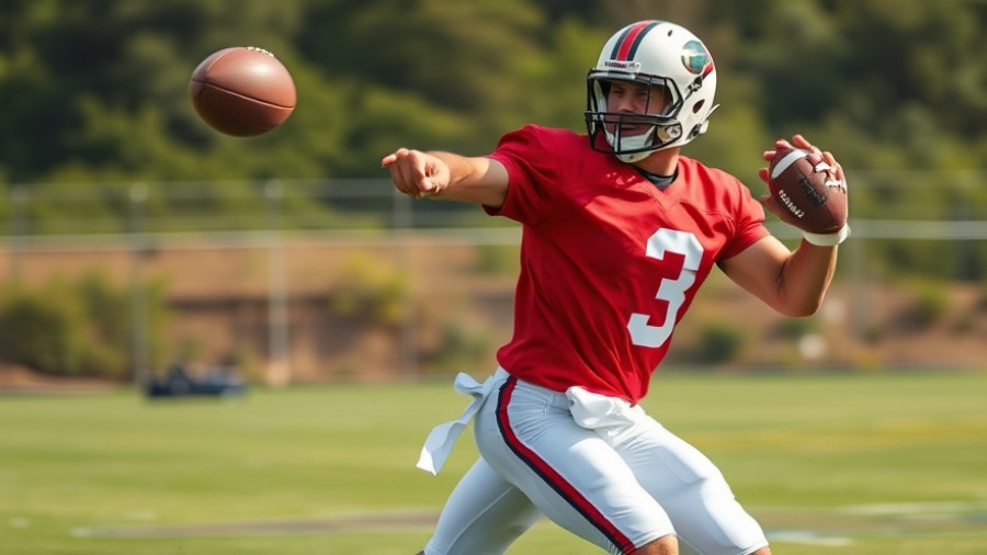 49ers player practicing on field during injury report.
