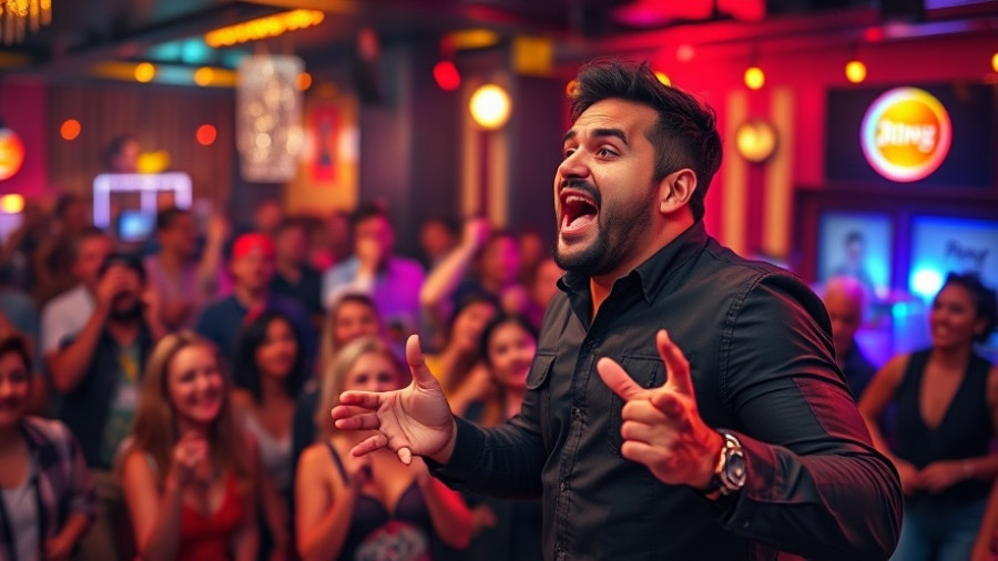 Hecklers Welcome Comedy Show San Francisco with excited comedian and laughing audience.