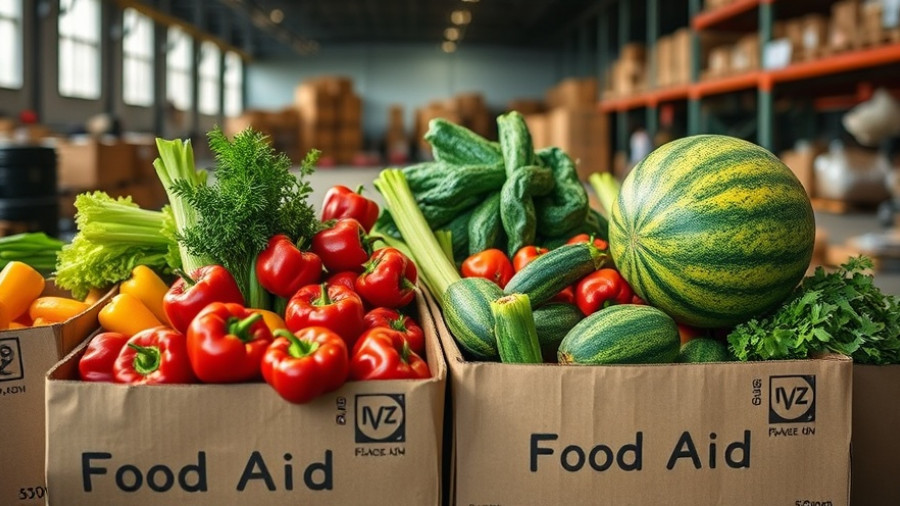 Boxes of produce for SNAP benefits crisis Bay Area relief.