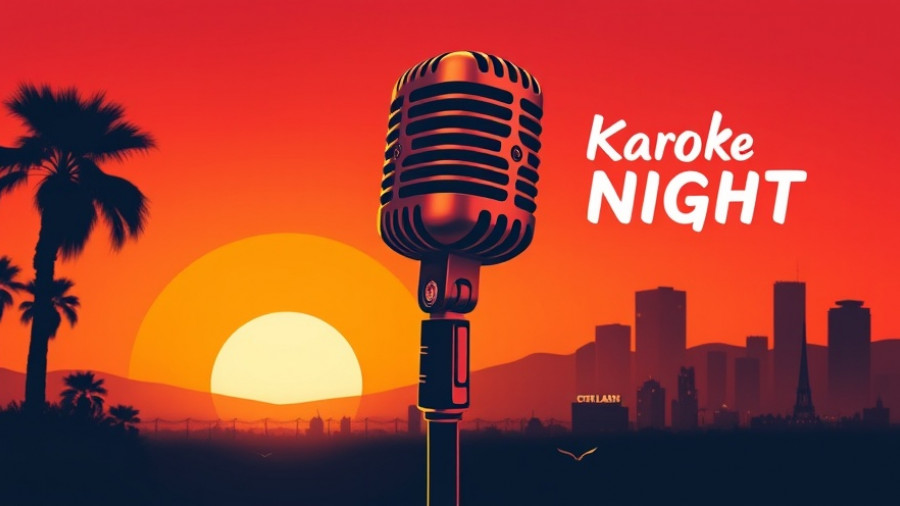 Karaoke Night poster for Saturday Karaoke Night Oakland.