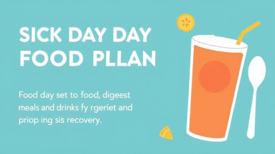 Sick Day Food Plan: Easy-to-Digest Meals and Drinks for Recovery