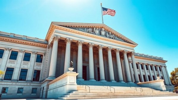 Government building symbolic of SNAP food payments Supreme Court decision.