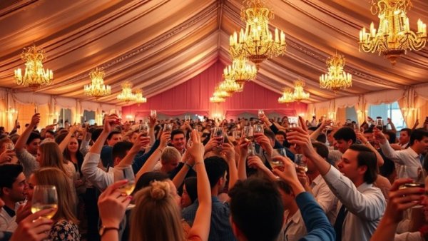 Pigs & Pinot festival Healdsburg 2026 attendees celebrating with wine.