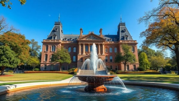 University of California campus building amid funding cuts.