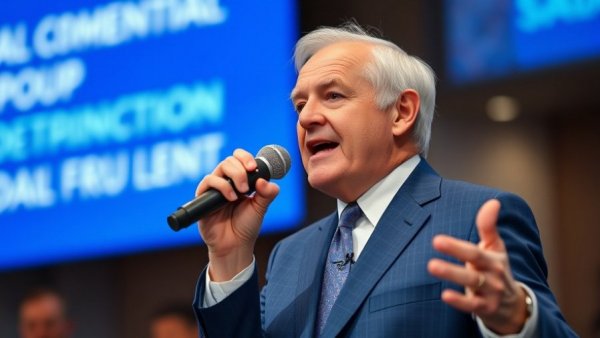 Tom Steyer California Governor Bid, man speaking passionately at public event.