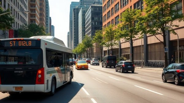 San Francisco bus lane with Mission Rapid bus and cars on urban street.
