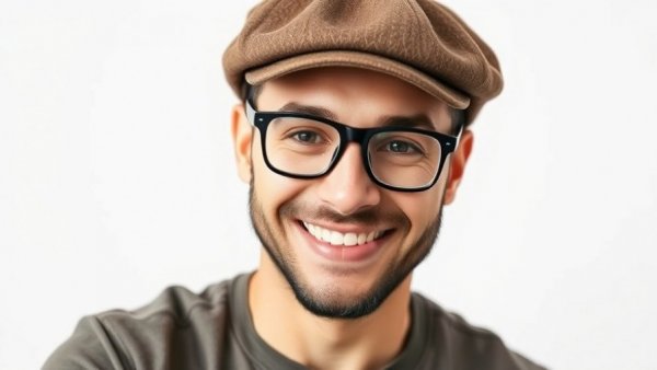 Man in glasses and cap smiling, related to Stand-Up Comedy in San Francisco.