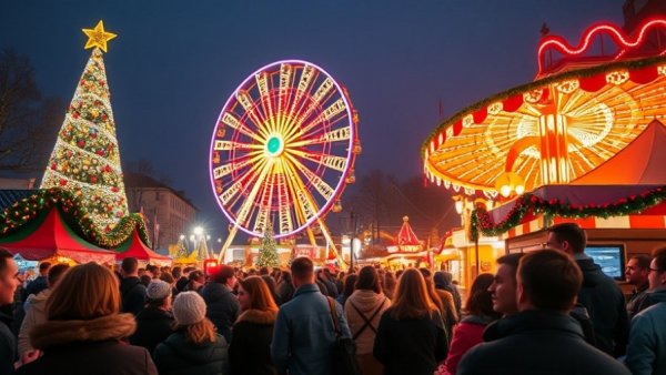 Festive New Year’s Eve at San Jose’s Christmas in the Park.