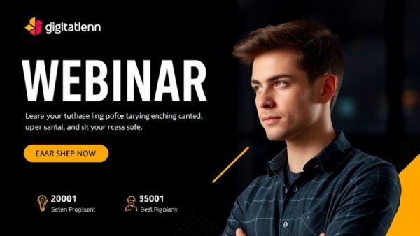 Webinar poster: Automate workflows using Agentic AI, featuring a speaker and event details.
