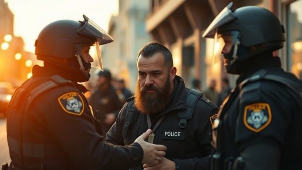 Police encounter illustrating safety concerns at UC Berkeley.