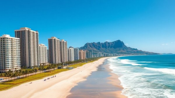 Waikīkī revitalization showcases modern high-rises by a vibrant beach.