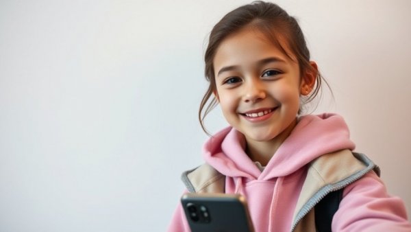 Smiling girl in pink hoodie for GoFundMe support page.