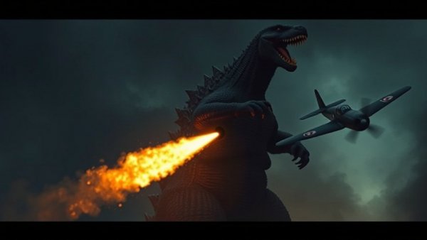 Legendary Godzilla breathes fire with airplanes, Godzilla Festival Japantown.