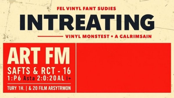 Live at the Baylands event flyer, vinyl and art promotion.