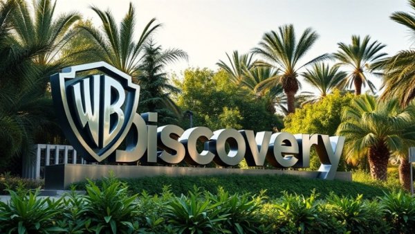 Warner Bros Discovery sign in nature, symbolizing Netflix Warner Bros acquisition.