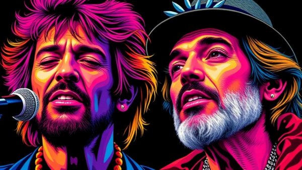 SF’s Prince vs. Michael Jackson DJ Party poster with colorful portraits.