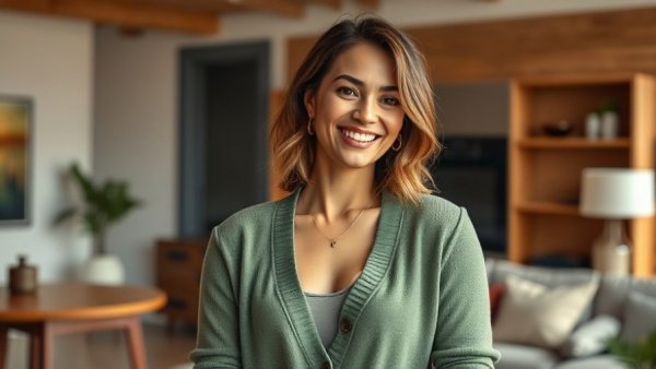 Versatile cardigan styles for a chic look in a modern setting.